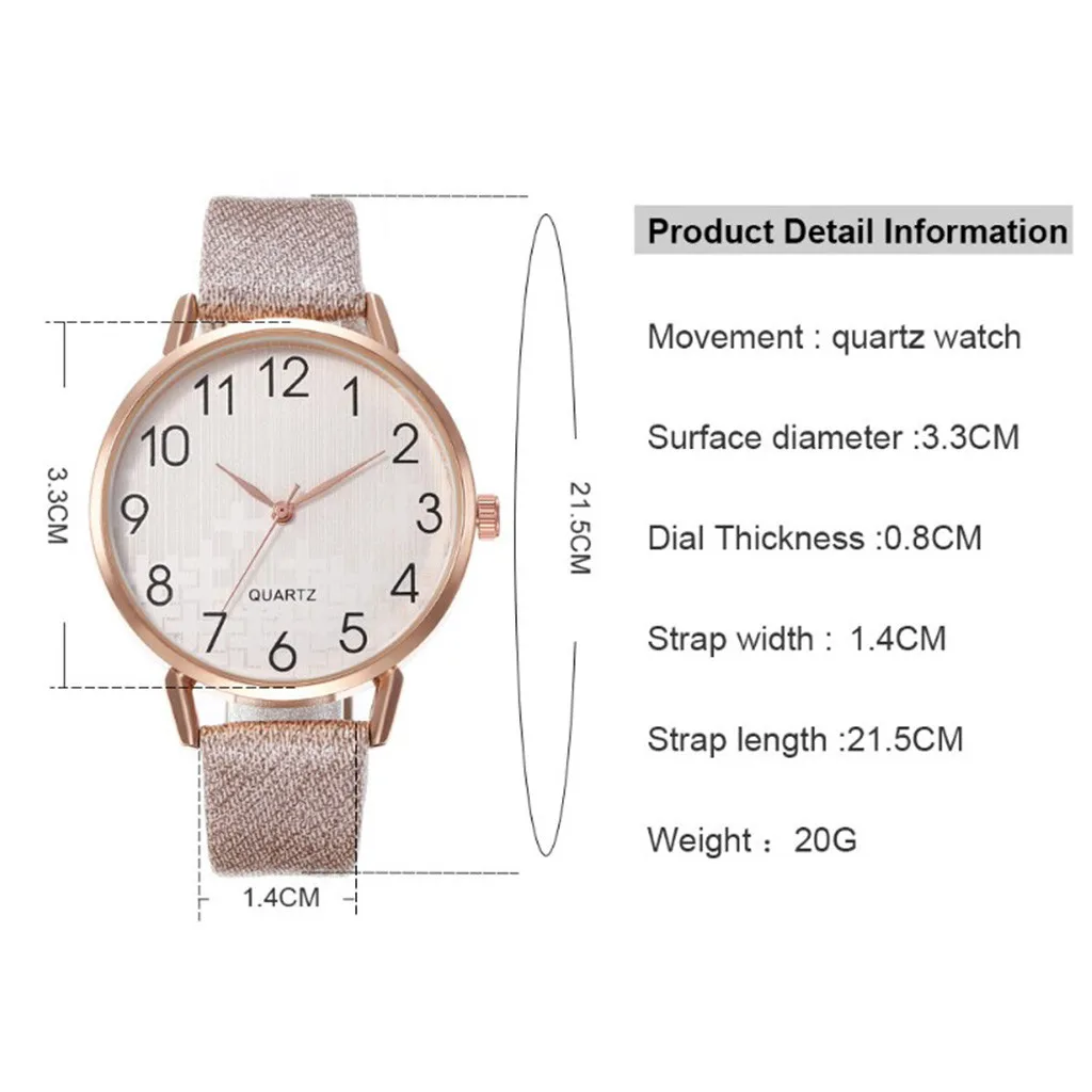Арабские цифры часы женские для влюблённых часы Женские кварцевые наручные часы спортивные часы с кожаным ремешком Мужские часы с календарем подарки W50