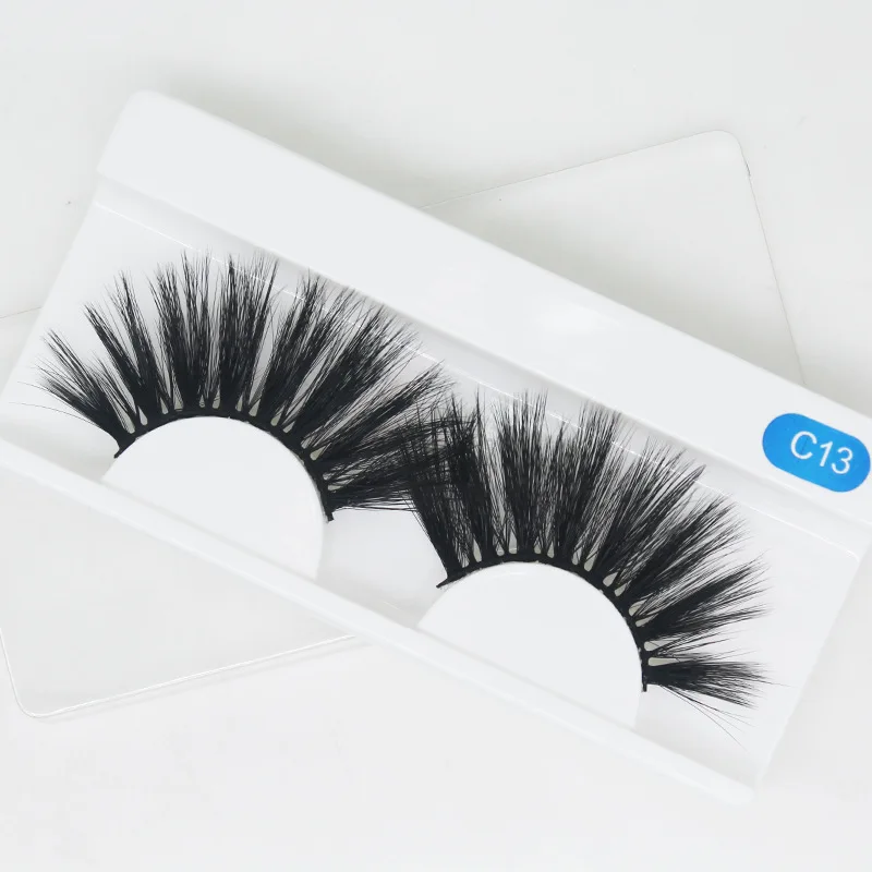 

1Pair 3D Silk Eyelashes Handmade Full Strip Lashes Long Thick False Eyelashes Makeup 25mm Lashes Eyelash Extension For Beauty