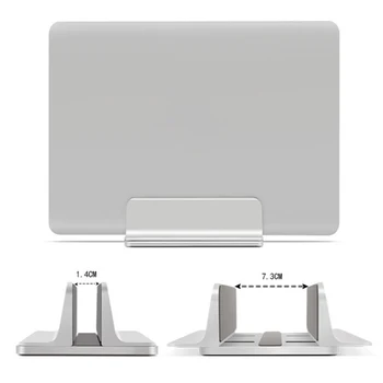

Aluminum Vertical Laptop Support Adjustable Desktop Notebook Support Upright Space-saving Stand NC99