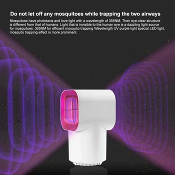 

Electric USB Mosquito Repellent Killer LED Ultraviolet Light Electronics Photocatalyst Trap Lamp Silent Killing Pest Repellents