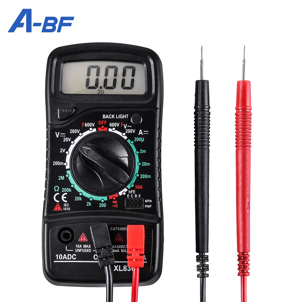 Abf Digital Multimeter Intelligent Auto Range Voltmeter Ac Dc 220v