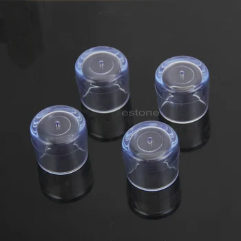 

4x Rubber Furniture Table Chair Leg Floor Leg Feet Cap Cover Protectors Round