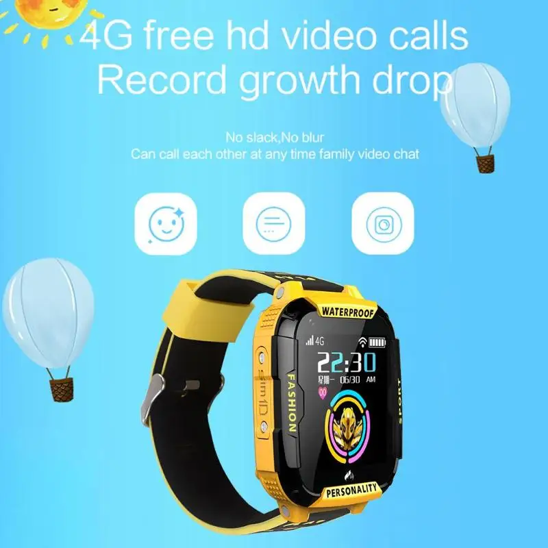 K22 Kid Smart Watch 4G GPS WIFI Tracking Video Call SOS Voice Chat Phone Rescue WIFI Indoor Precise Positioning IP67 Waterproof