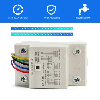 

DF-96D Smart Automatic Water Level Controller 3m Sensor Probe Water Pump Tank Liquid Level Detector Switch
