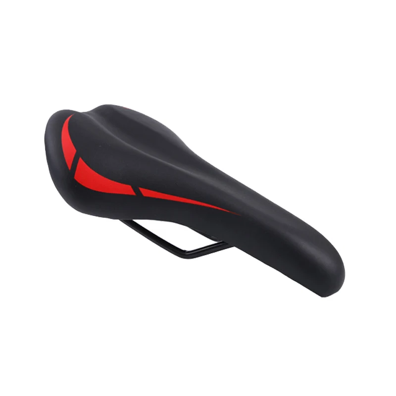 Vertvie велосипедное седло, сиденье для горного велосипеда, карбоновое седло, универсальное, расширяющееся, удобная подушка, MTB, шоссейные, велосипедные сиденья, покрытие для гонок - Цвет: Black And Red