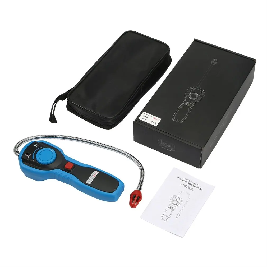 

EDG-01 Combustible Gas Leak Detetor High Sensibility Visible Sound and Light Alarm Manual Sensibility Adjustment