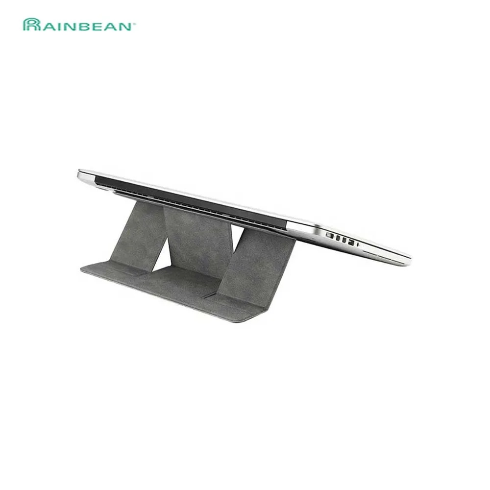 

Adjustable Laptop Stand Laptop Pad Adhesive Invisible Stands Folding Bracket Portable Tablet Holder for iPad MacBook Laptops