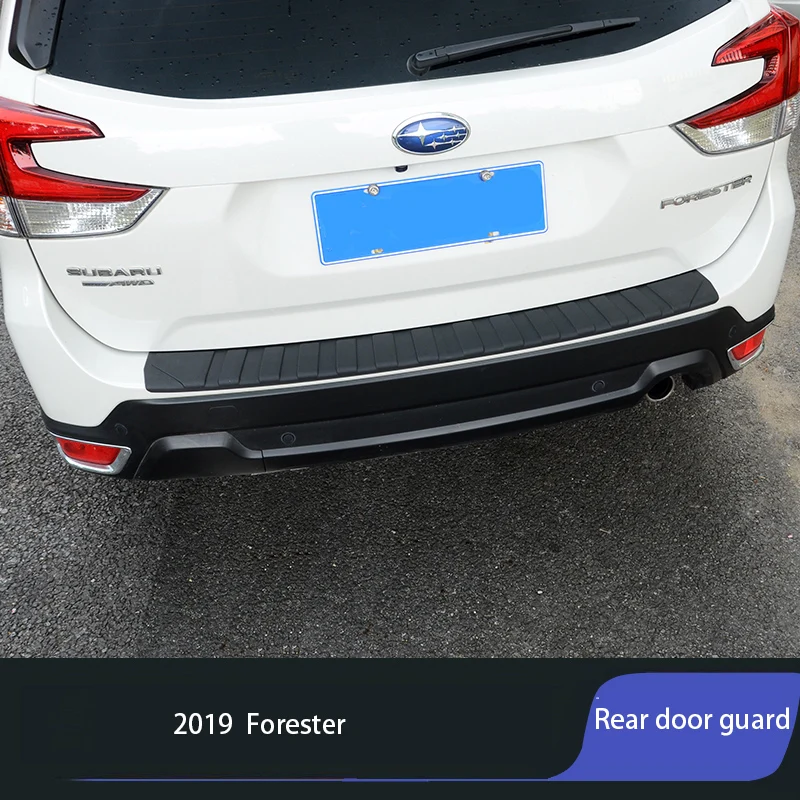 Задняя защитная накладка только для 09-20 Subaru Forester Смола задняя коробка педаль порог украшения модификация