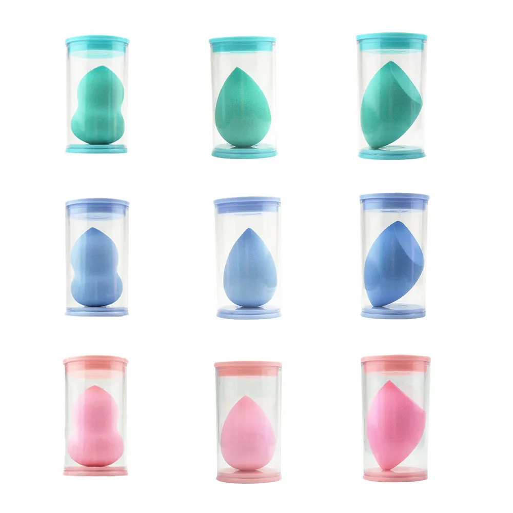 

Color Cylinder Boxed Skin Cosmetic Egg Gourd Water Droplet Oblique Soft And Delicate Bubble Water Larger Wet And Dry Dual Purpos