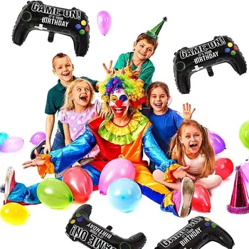 

Video Game Controller Handle Shape Aluminum Foil Balloon Children's Party Birthday Venue Decoration Party Personality M0T6