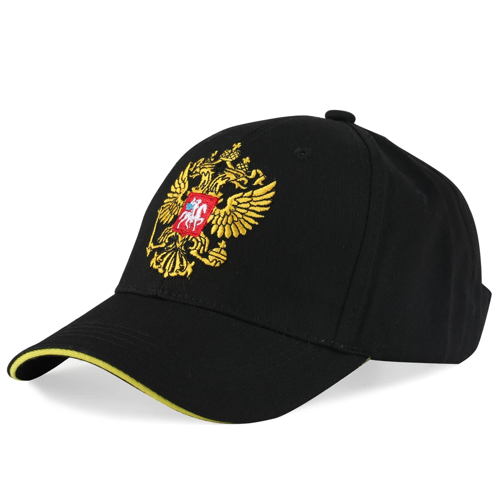 

Baseball Cap Russia Badge Embroidery Snapback Fashion Sports Hat for Men women Patriot Hat k pop Cotton Outdoor Emblem Black Cap