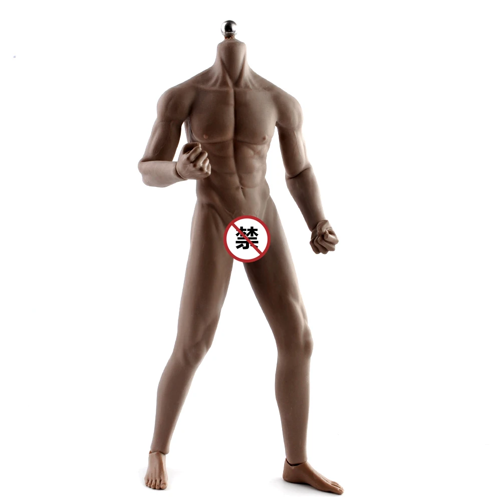 JIAOU DOLL 1/6 Scale Black Skin Europe African Boy Male Man Muscle Seamless Body (Change Foot) Doll 12&quot Action Figures Toys | Игрушки и
