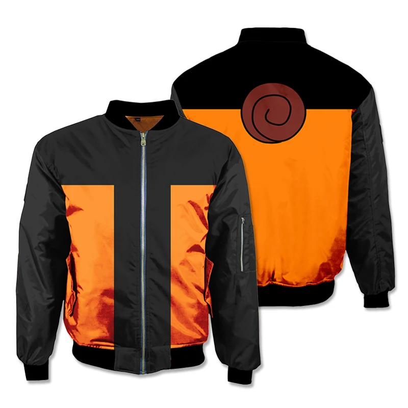 Anime Naruto Cosplay Hoodies 3D Sweatshirts Thicken Bomber Jacket Men's Winter Flight Coat Streetwear Adult Baseball Coat top Anime Naruto Cosplay Hoodies 3D Sweatshirts Thicken Bomber Jacket Men's Winter Flight Coat Streetwear Adult Baseball Coat top