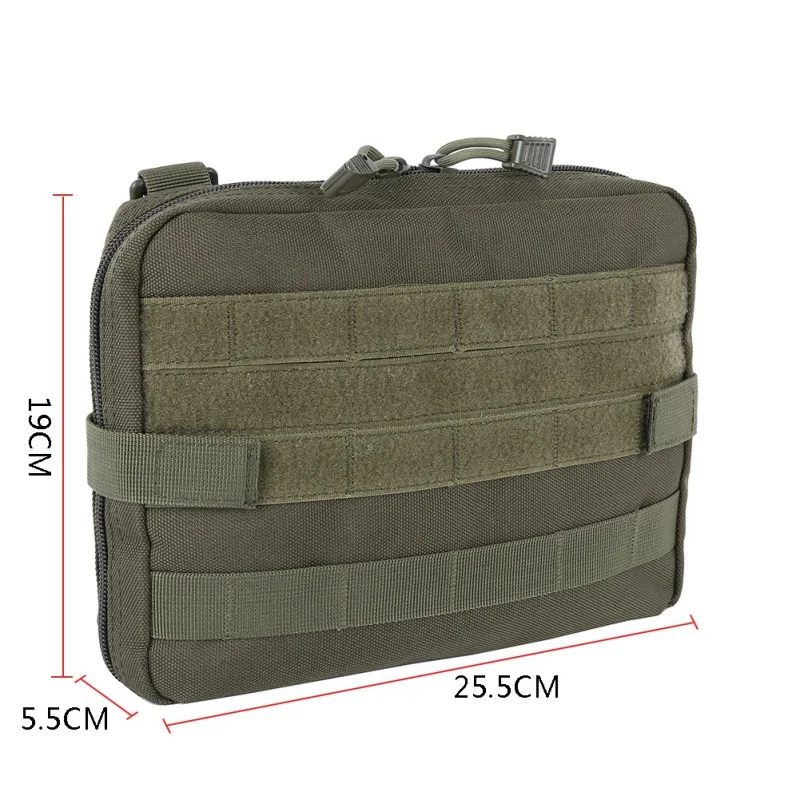 Открытый военный MOLLE Admin Чехол тактический чехол мульти медицинский комплект сумка утилита мешок Открытый Кемпинг прогулки охотничьи сумки - Цвет: AG