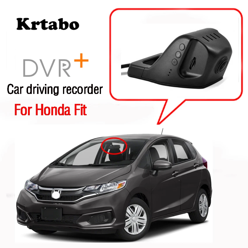 Car driving recorder For Honda Fit 2016 2017 2018 2019 high with 