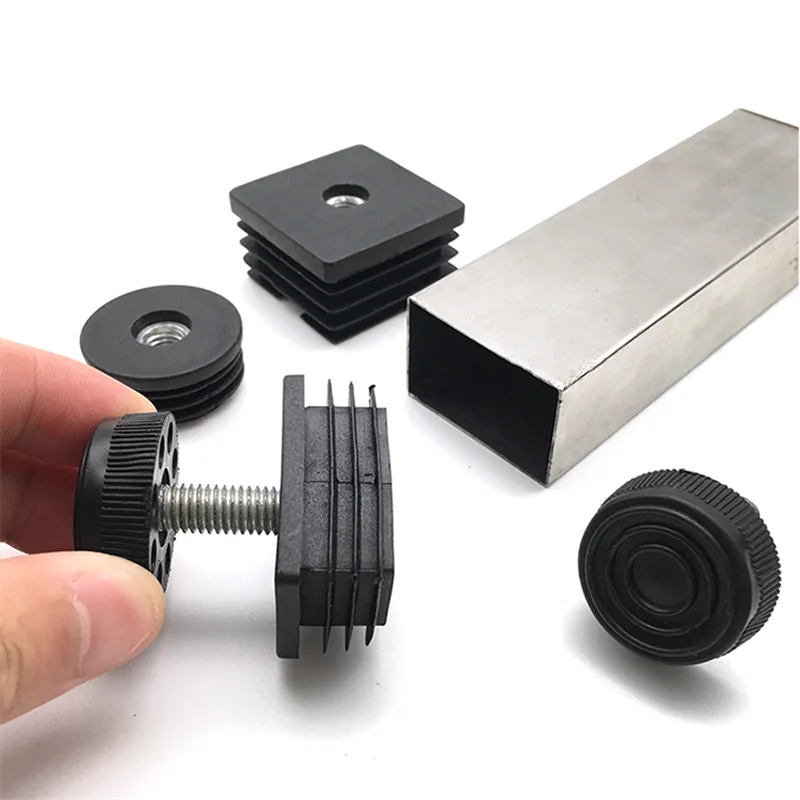 Description Picture 3 of itemM8 Nut Pipe Plug Foot Furniture Adjustable Anchor Chair Screw Foot Pad Shelf Increased Foot Adjustable Foot Cup