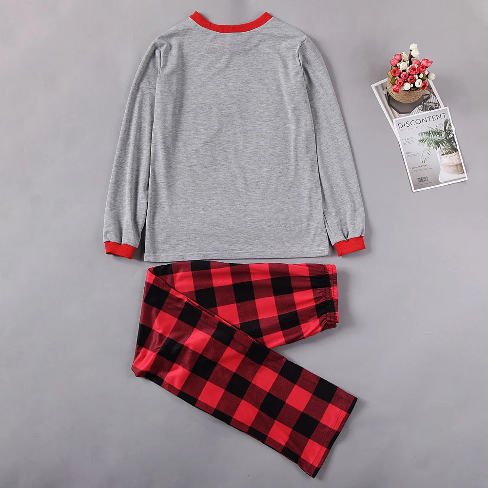 Christmas Xmas Family Matching Pajamas Set Xmas Adult Kids Sleepwear Nightwear Gift