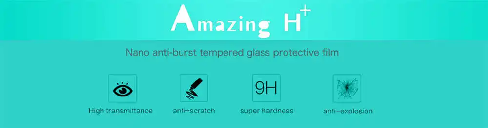 NILLKIN Amazing H+ нанометровая защита экрана из закаленного стекла 9H 0,3 мм для Apple iPhone XS Max X XR 7 8 Plus