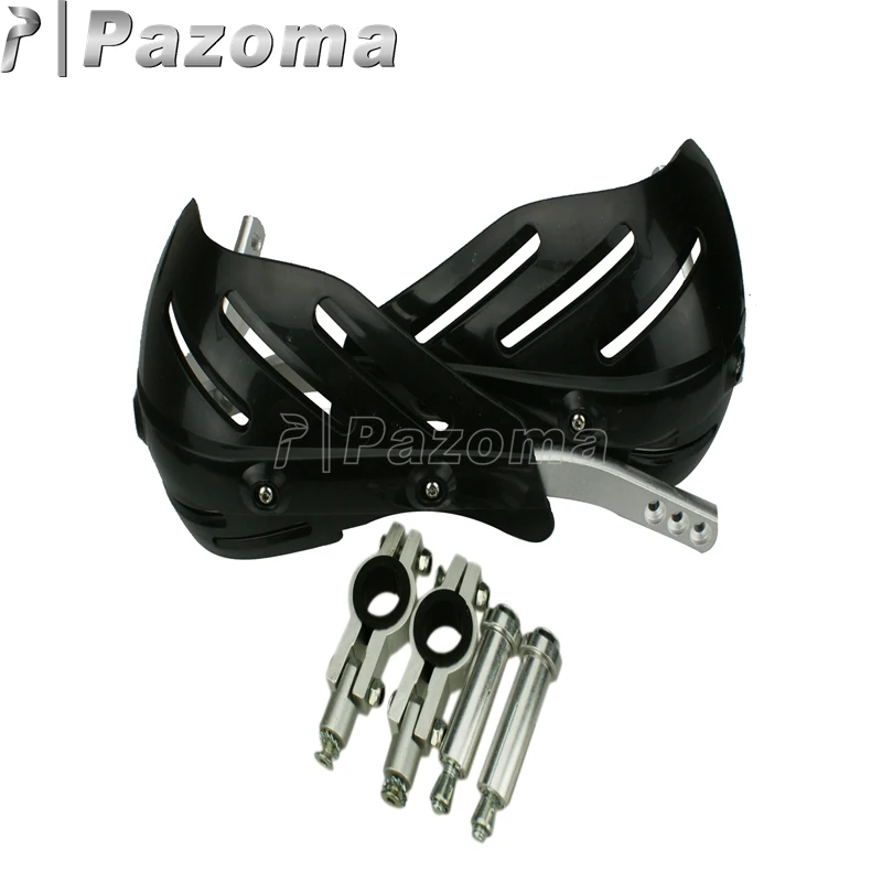 5 цветов руль мотоцикла 22 мм 7/" ручные охранники рукавицы для Kawasaki Suzuki Honda Yamaha KTM SX EXC XCW SMR ATV Dirt Bike - Цвет: Черный