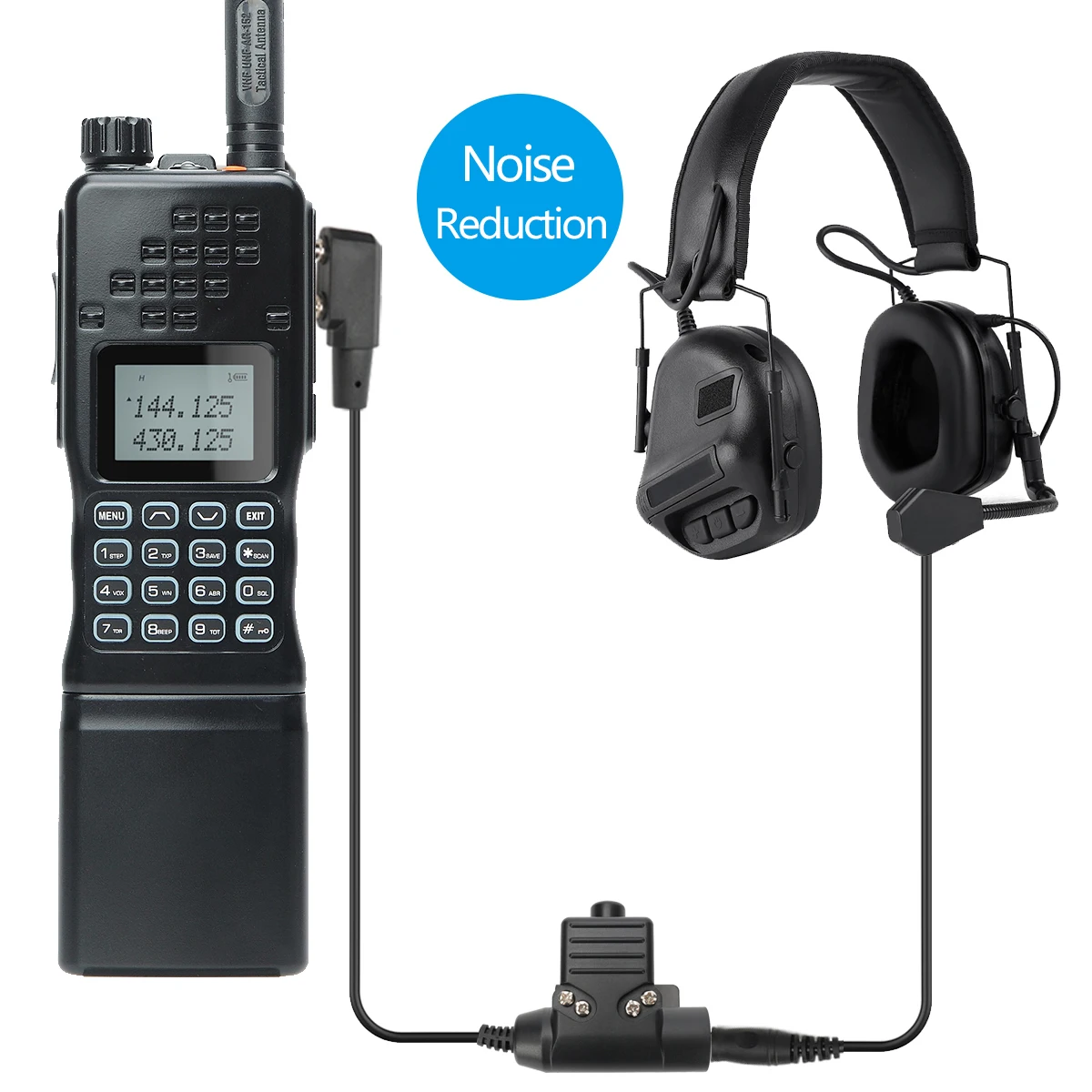 2 way radio Baofeng AR-152 15W Walkie Talkie Tactical Two way Radio with Noise Reduction Sound pickup Headset  Dual Band Radio AN /PRC-152 walkie talkie Walkie Talkie