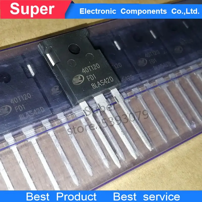 100% nuevo 5 шт./lote MOSFET SGT40T120FD1P7 SGT40T120 SGT40T120FD1 40A1200V TO-3P транзистор оригинал | Электроника