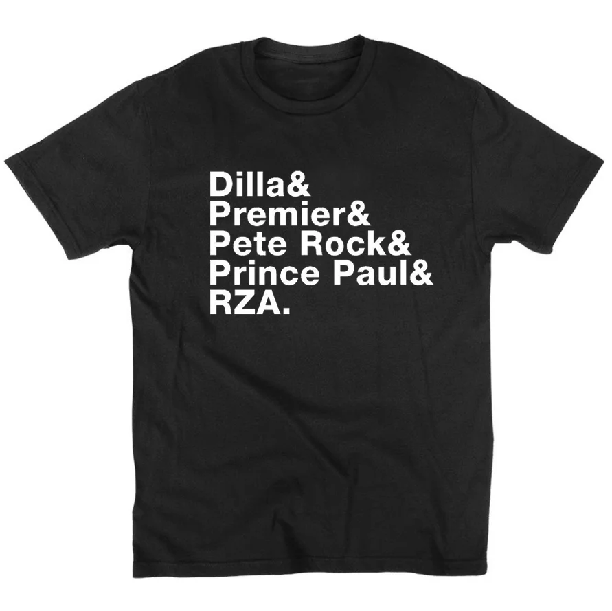 

Mens t shirts Producers T Shirt Classic Hip Hop Rap J Dilla Premier Pete Rock Wu-Tang Cotton O NECK short sleeved t-shirt