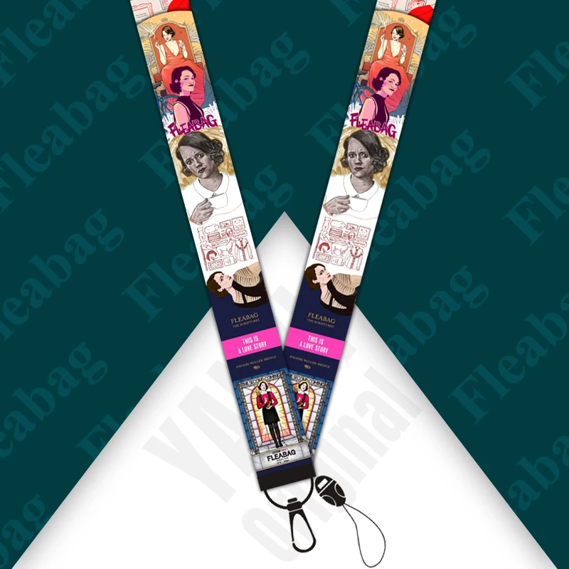 Гибкий ленточный ремешок для телешоу брелок ID карты держатель значка подвесная