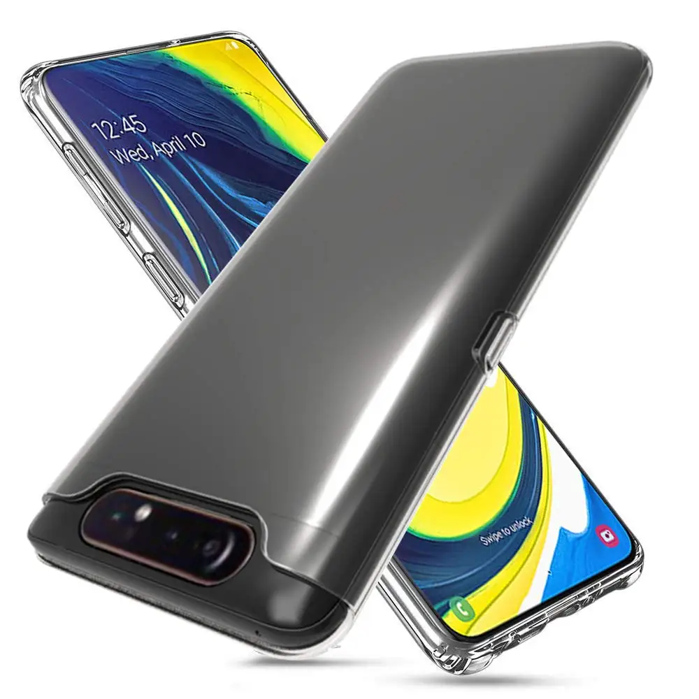 Чехол для телефона Samsung Galaxy A10 A20 A30 A40 A50 A70 A80, прозрачные силиконовые чехлы из ТПУ, чехлы, Капа A 50 30 20 40 - Цвет: For Samsung A80