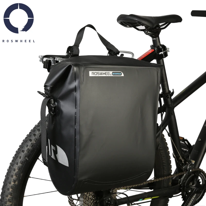 

Waterproof Black 20L Bike Bicycle Cycling Side Pannier Bag Bicycle Front Bag Bike Accessories