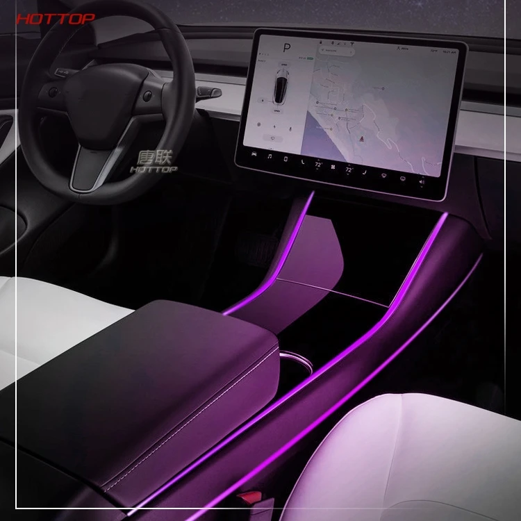  Modification Car Interior Atmosphere Seven Color LED Light Modification In the Control Accessories  - 4000221512562