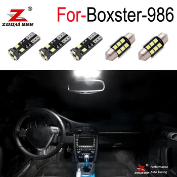 

14pc LED plate door lamp + LED Interior dome mirror Light + LED trunk box bulb Kit For Porsche for Boxster 986 ( 1996 to 2004 )