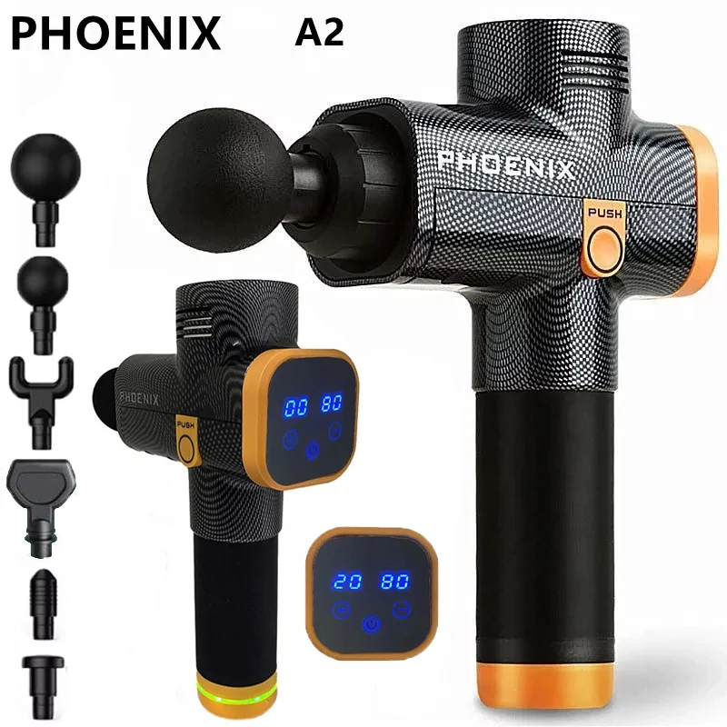Массажный пистолет Phoenix A2 для расслабления мышц и глубоких тканей массажер