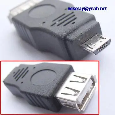 

DHL/EMS 250pcs USB Female to 5-Pin Male Micro USB Plug FOR NOKIA-A8