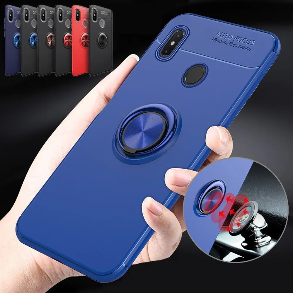 Magnetic Metal Ring Bracket Shockproof Bumper Phone Case for Xiao Mi 8 9 9T Max 3 Mix 2 2s Pro Se Redmi Note 7 K20 | Мобильные