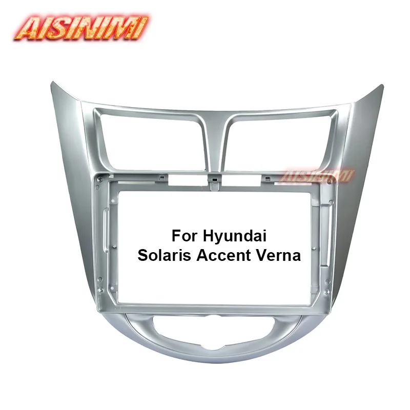 Рамка для автомобильного DVD-плеера Aisinimi 9 дюймов Hyundai Accent Verna 2010-2016 автомобильный