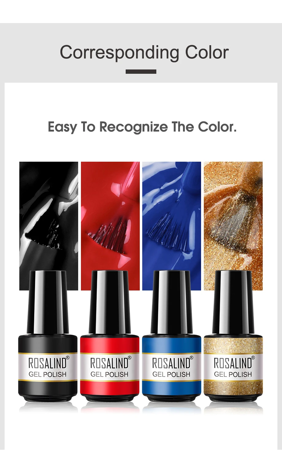 ROSALIND 8ml Gel Nail Polish Shiny Matte Effect Gel Polish For Manicure Nail Art Design Semi Permanent Painting Varnishes Gel ROSALIND 8ml Gel Nail Polish Shiny Matte Effect Gel Polish For Manicure Nail Art Design Semi Permanent Painting Varnishes Gel