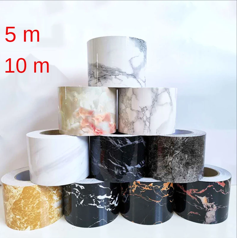 Floor skirting self-adhesive tile stickers waterproof window sill waist line decoration living room waveguide line corner sticke