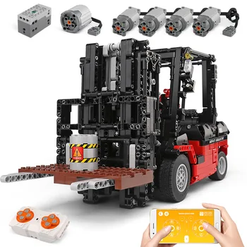 

1719 Pcs Bricks Remote Control Car Forklift Technic Model Building Blocks Boys Birthday Christmas Gifts Kids RC Toys
