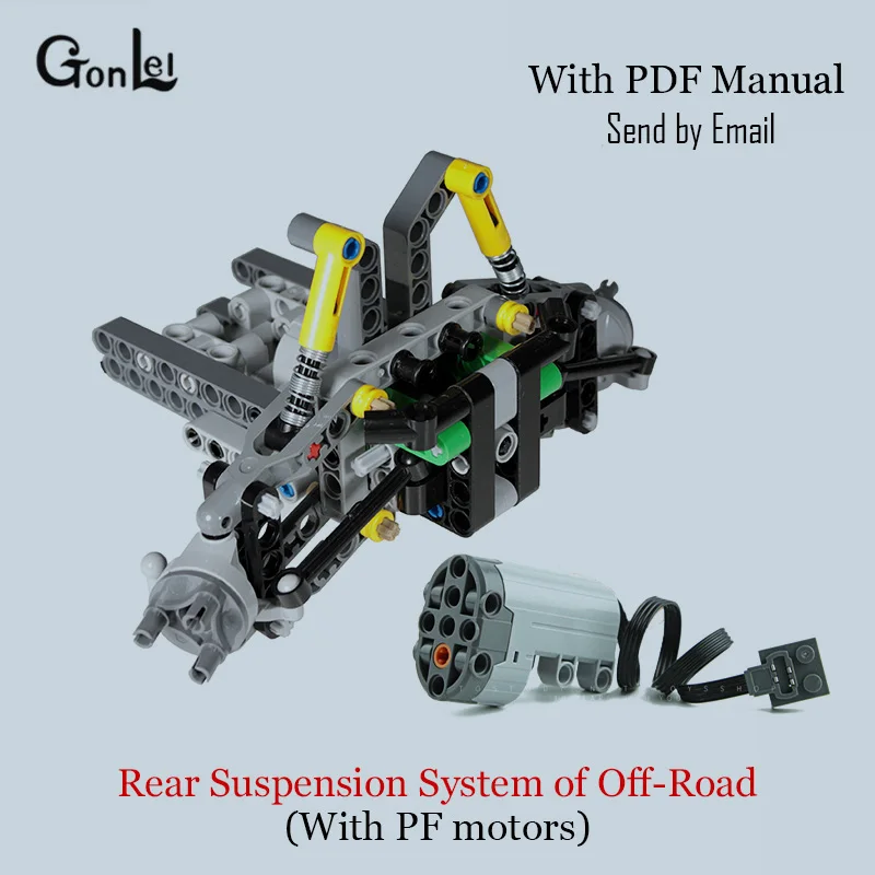 Technic автомобильный комплект шасси части электрические функции мощности мотор среднего размера+ Серводвигатель строительные блоки совместимый с лего 99498 - Цвет: Drive System 01