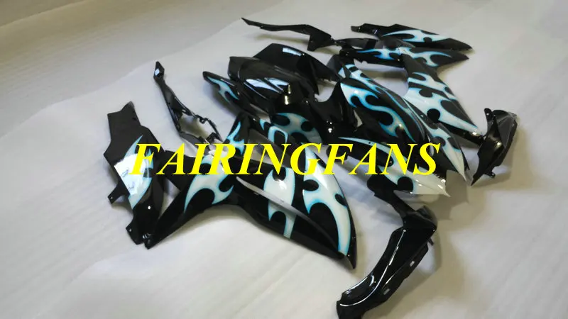 Высококлассный набор обтекателей для GSXR600 750 K8 08 09 GSXR 600 GSXR750 2008 2009 Черный Синий Обтекатели Кузов+ подарки SA32
