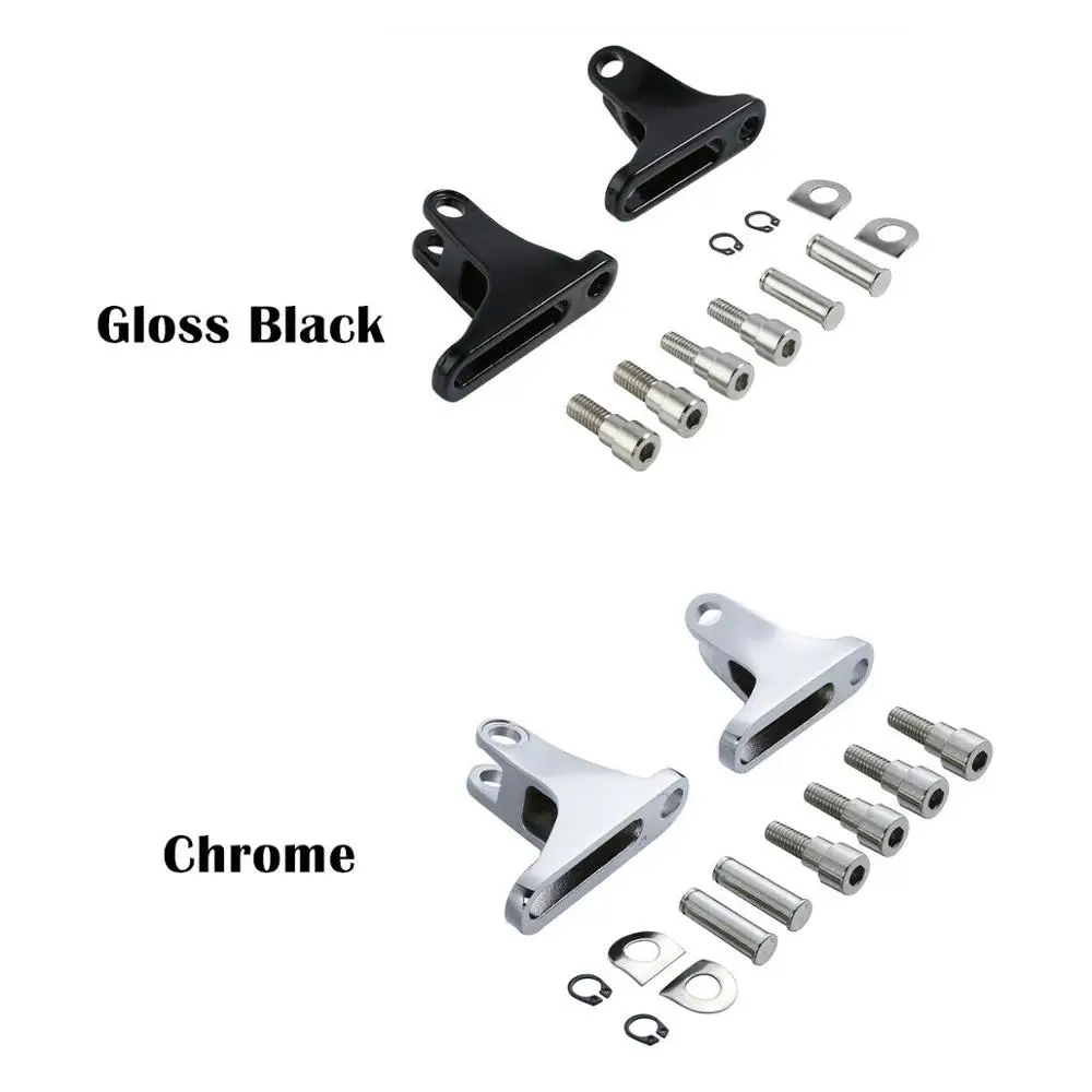 

Motorcycle Rear Passenger Mini FootPegs Footboard Mounts For Harley Touring Model 93-19 18 17 16 15 14 13 12 11