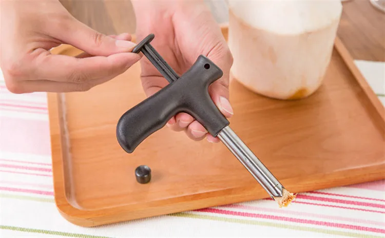 Кухня из нержавеющей стали открывалка для кокоса бурения инструмент knifel вечерние Коко гаджеты