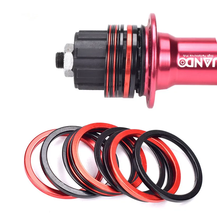 MTB Mountain Bike Bicycle BB Axis Flywheels Shims Drum Tower Base Pad Ring CNC Aluminum Alloy Flywheel Washer