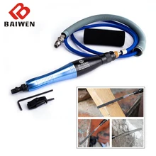 Juego de pluma de microamoladora de aire ultrasónico, pulido neumático, tallado, Lima oscilante recíproca, accesorios de herramientas de lapeado de madera y Metal