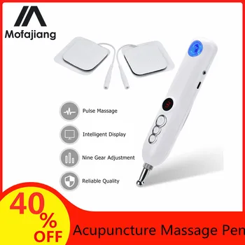 

Electric Acupuncture Massage Pen Multifunction Pulse Acupoint Stimulator Physical Therapy Intelligent Meridian Pen Pain Relief