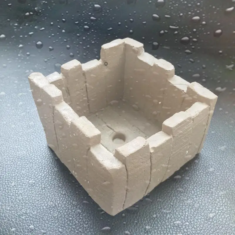 

Board Connecting Style Square Flowerpot Silicone Clay Mold for Balcony Decoration Desktop Ornament Planter Concrete Pot Molds