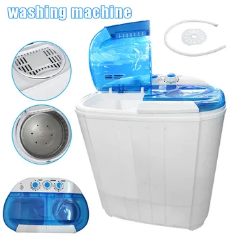 

Compact Portable Washer with Mini Washing Machine Spin Dryer for Home Apartments save space
