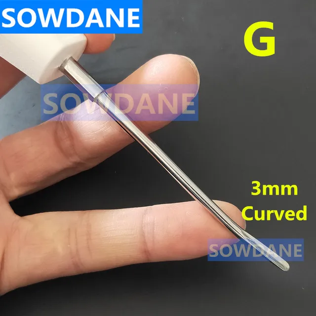 8 pcs Tooth Extracting Forcep Teeth Extracting Elevator Dental Extraction Root Minimally Invasive Tooth Extracting Forcep Set 1 piece G 3mm Cur