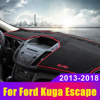 

Car Dashboard Avoid Light Pad Instrument Platform Cover Mat Carpets Trims LHD For Ford Kuga Escape 2013 2014 2015 2016 2017 2018