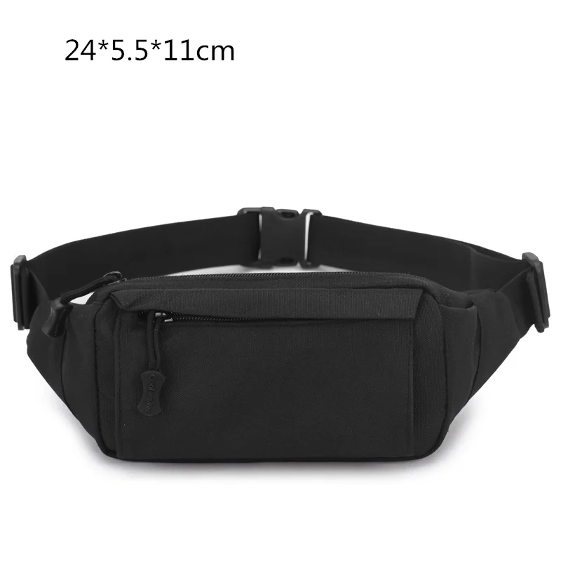 Black Bag Vilead, водонепроницаемая оксфордская камуфляжная Сумка для бега, для спорта на открытом воздухе, для фитнеса, поясная сумка для мужчин и женщин, рюкзак для путешествий, походная сумка - Цвет: Black Bag